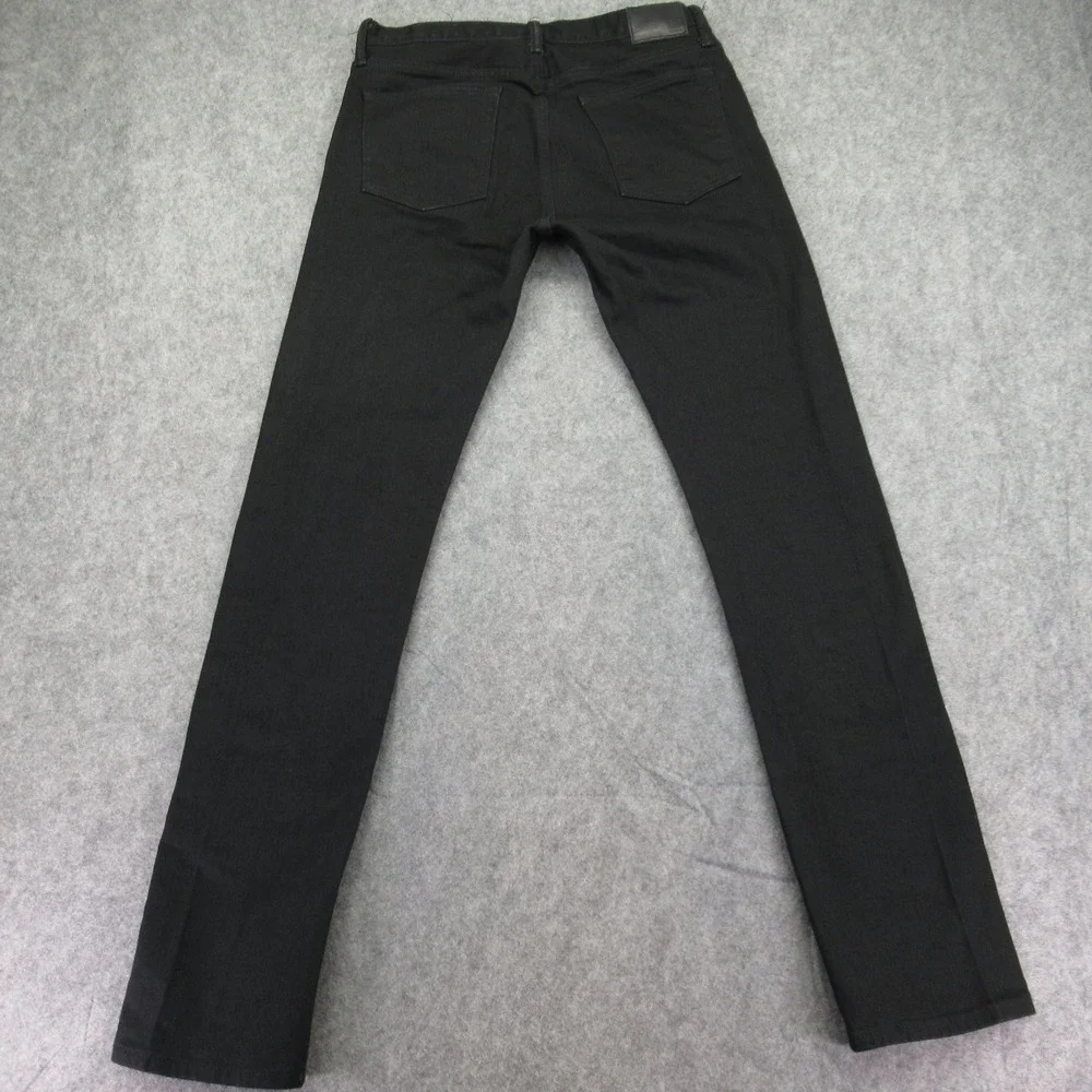 GAP Denim Men's Black Slim Jeans 31x32 Cotton Stretch‎ Button Fly
